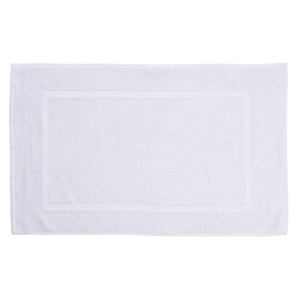 Tapis de bain coton blanc 50x80cm