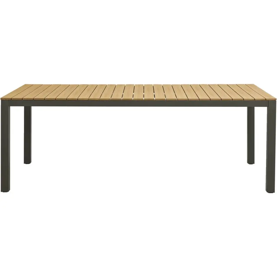 Tuintafel Toulon - antraciet - 74x212x100 cm