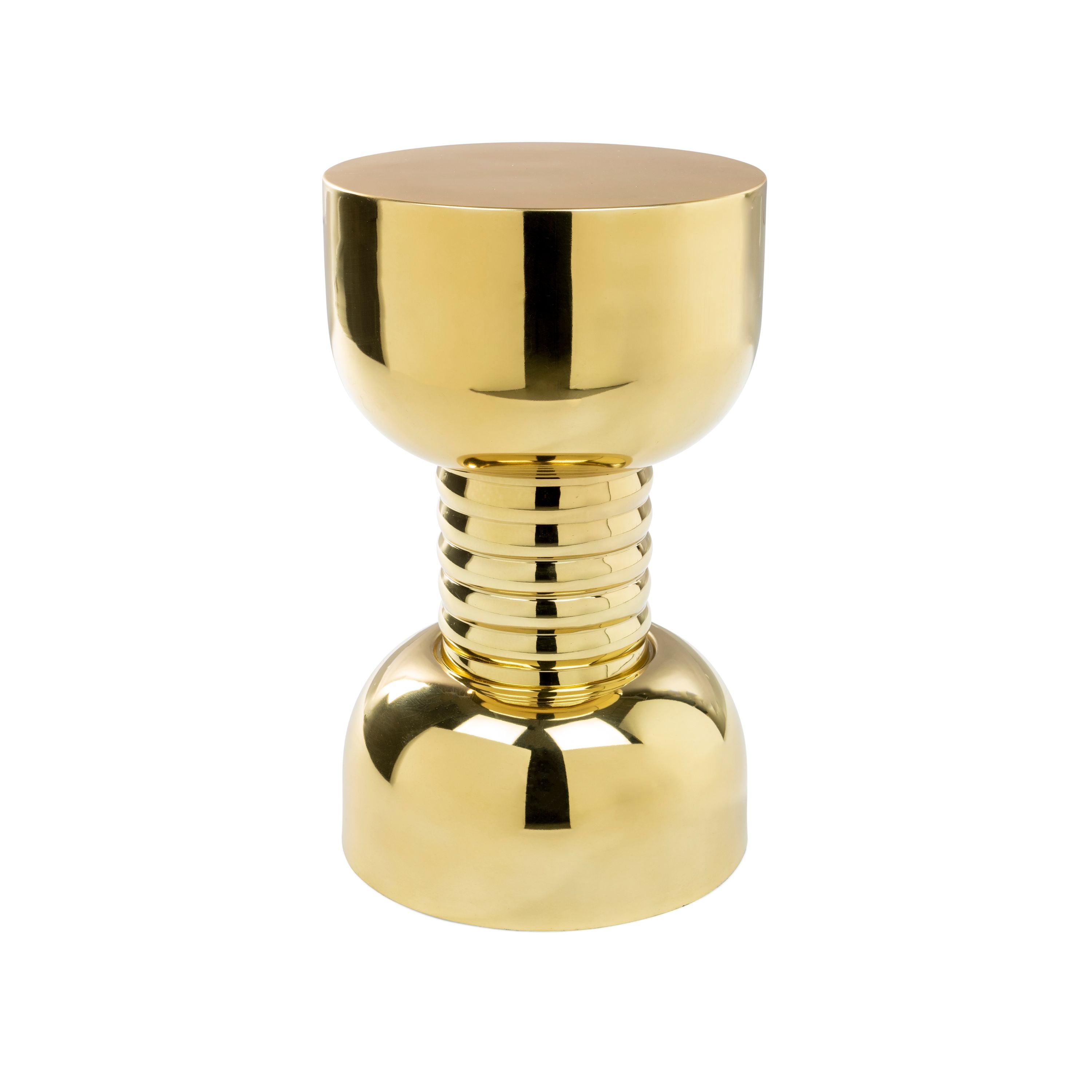 Bold Monkey Gonna Make You Sweat Bijzettafel Rond 29 cm Metaal Goud