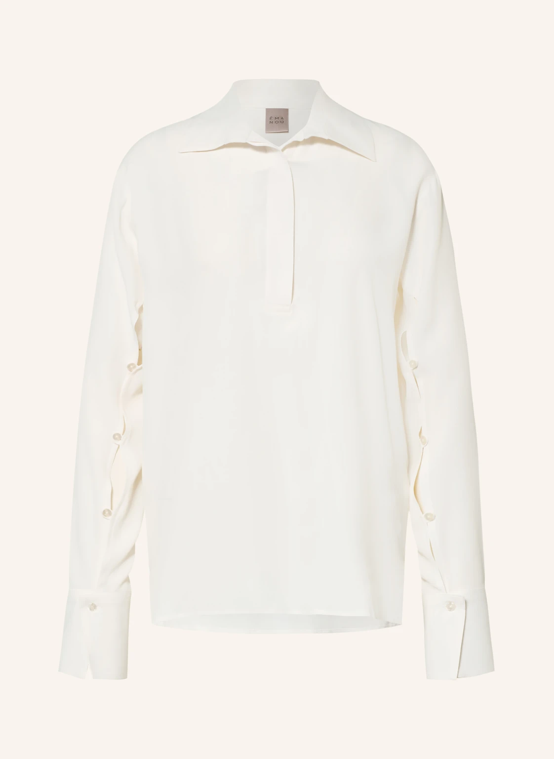 ÉMANOU Blusenshirt VIOLETTE mit Seide