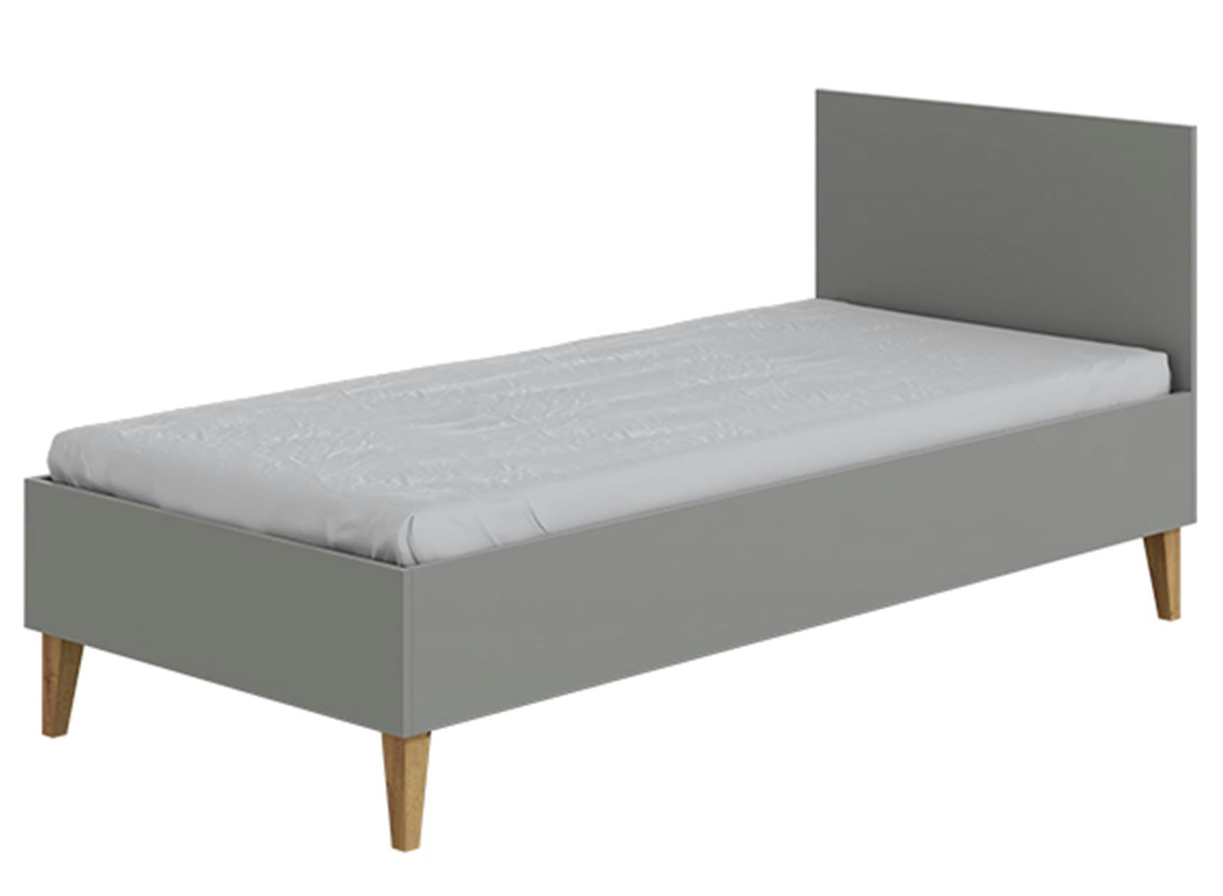 DREAM - Lit enfant 80x180 Gris et Chêne