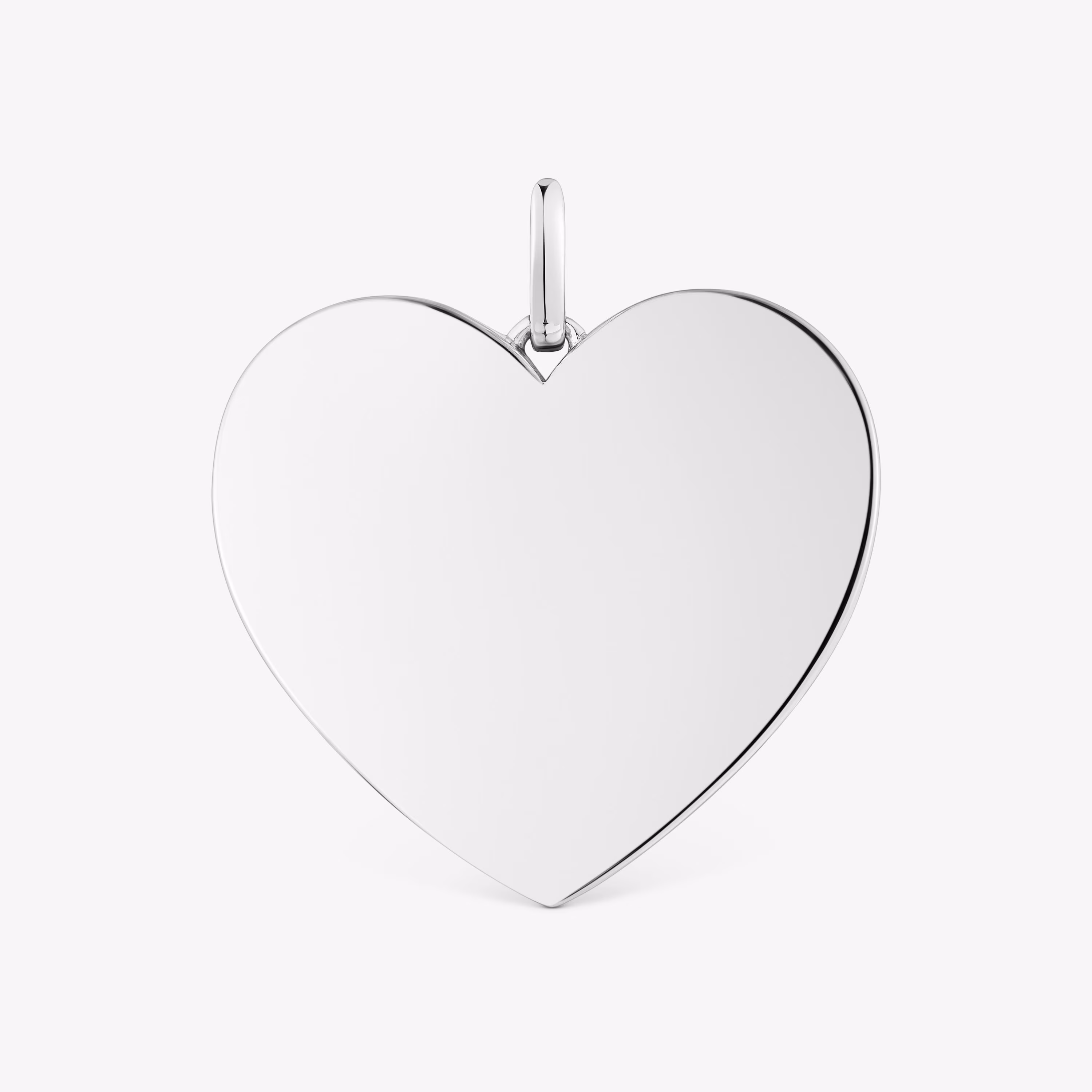 Colgante mediano corazón de plata 29 mm Sweet Dolls