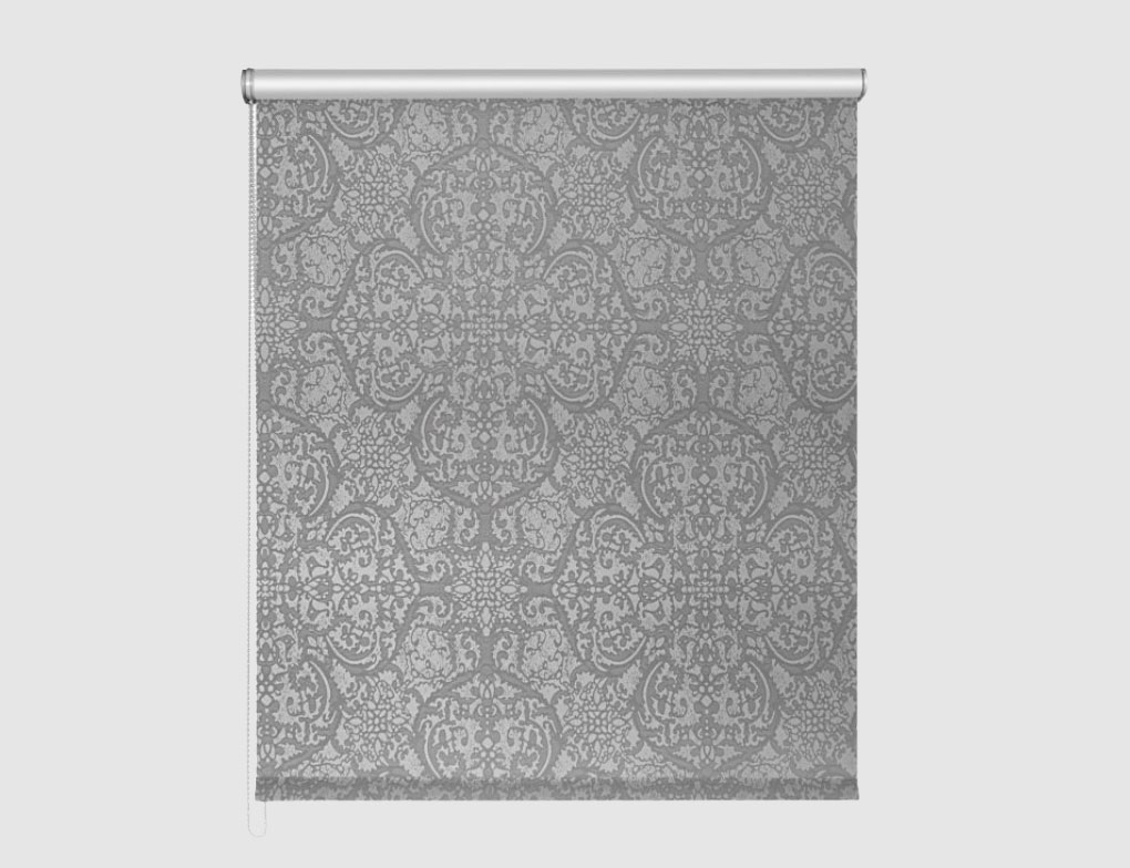 Mini Verdunkelungsrollo Grau