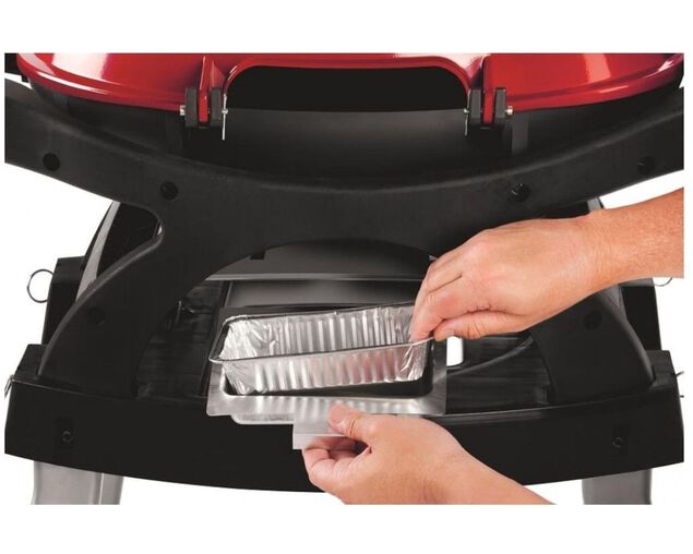 Ziggy Classic Twin Grill LPG BBQ Plus Cart Bundle - Gunmetal Grey