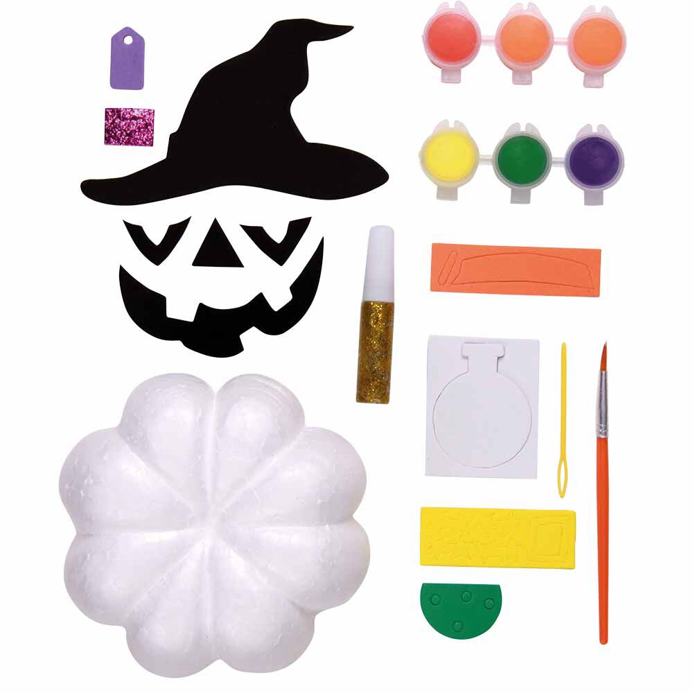 Set créatif citrouille à customiser décoration Halloween