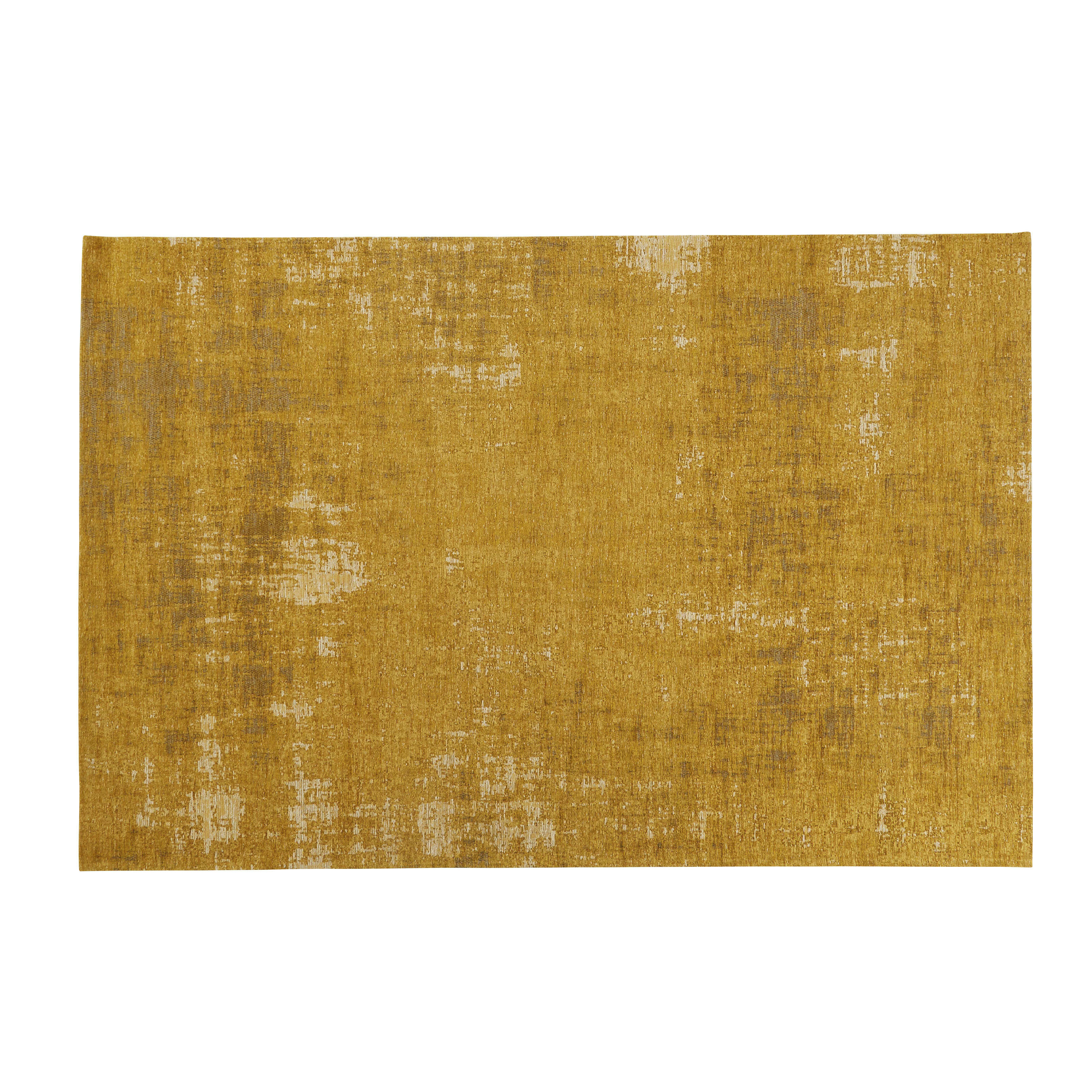 FEEL - Tapis tissé jacquard jaune moutarde 120x180