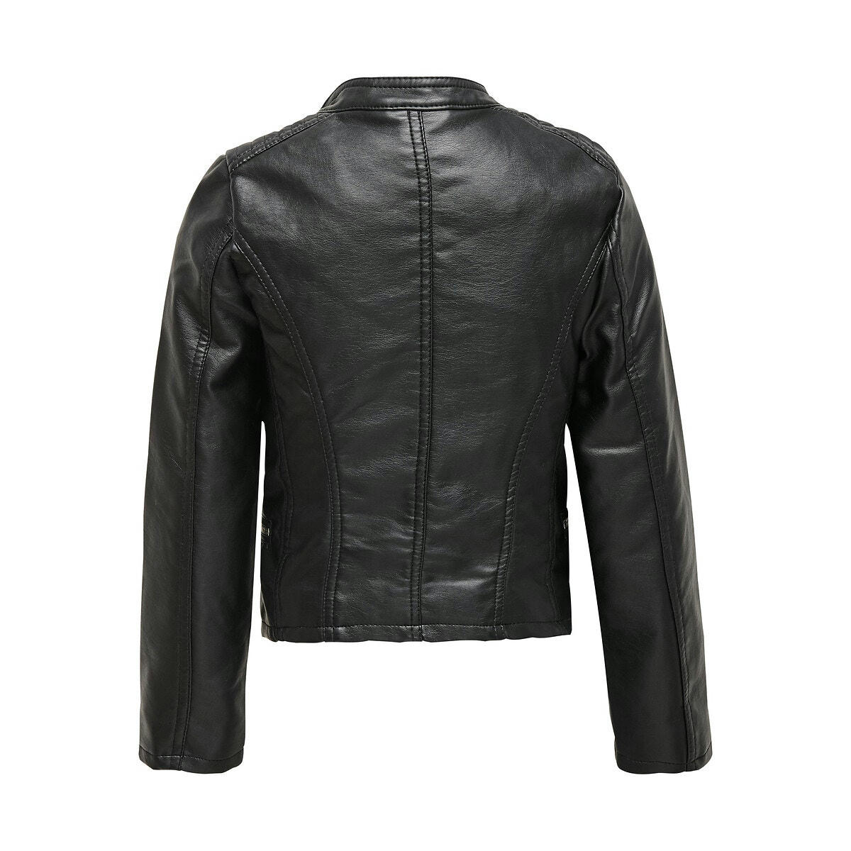 Veste esprit motard en simili