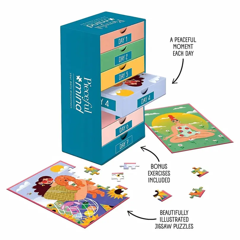 Puzzle 6er-Set Pieceful Mind Take a Moment