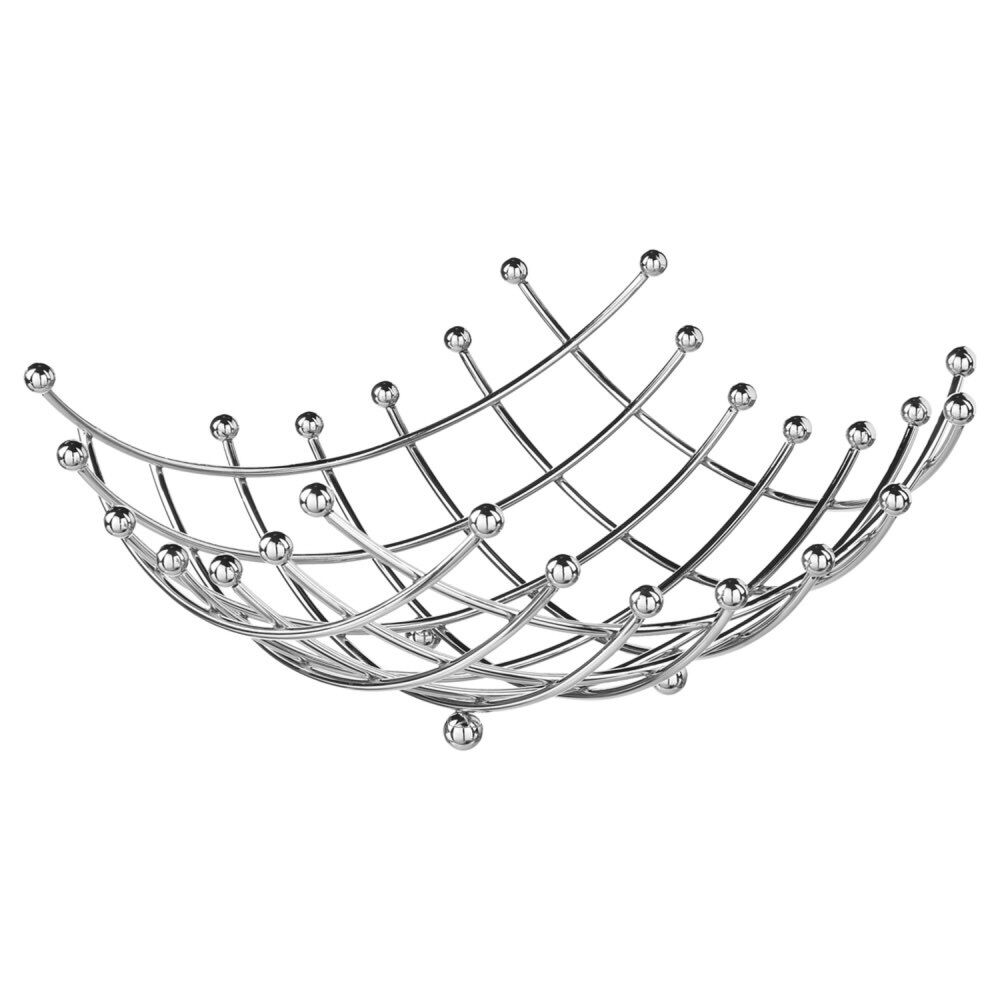 Fruteira rectangular em metal