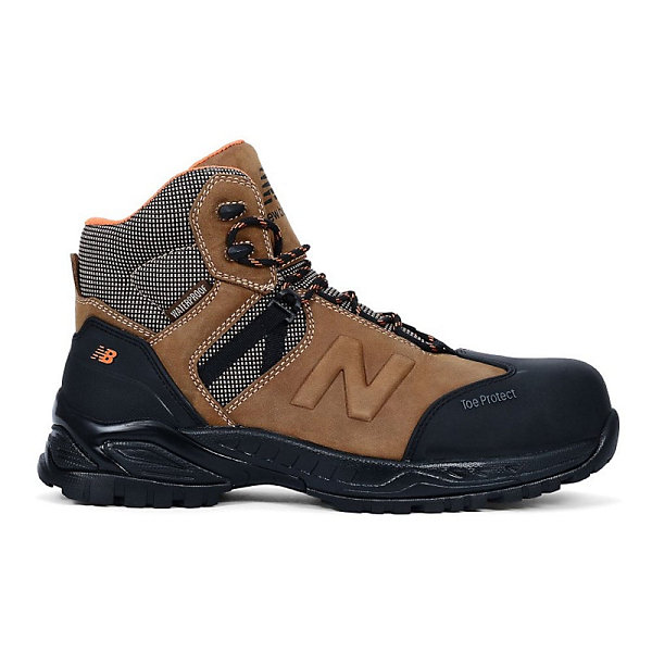 Chaussures de sécurité montantes imperméables sans métal homme NEW BALANCE MIDALLS S7L Marron 45