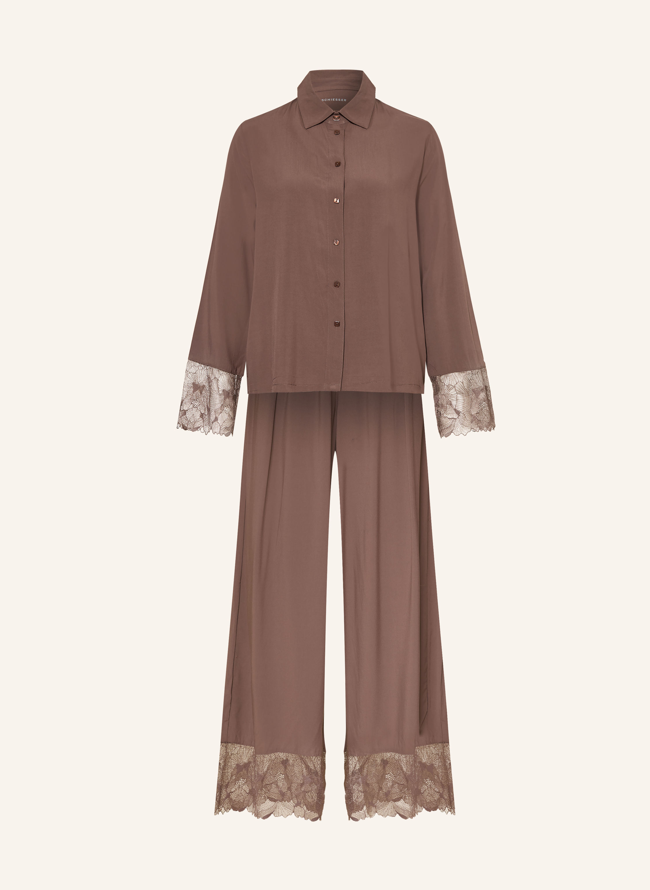SCHIESSER Schlafanzug MODERN LACE