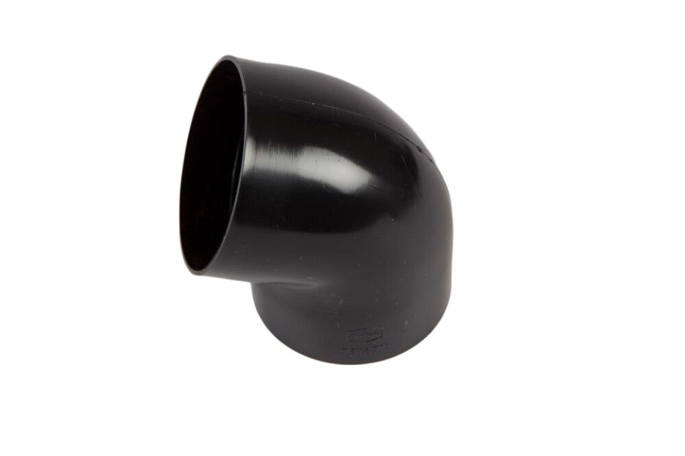 RØRVINKEL RIAS 67 GRADER SVART 75MM