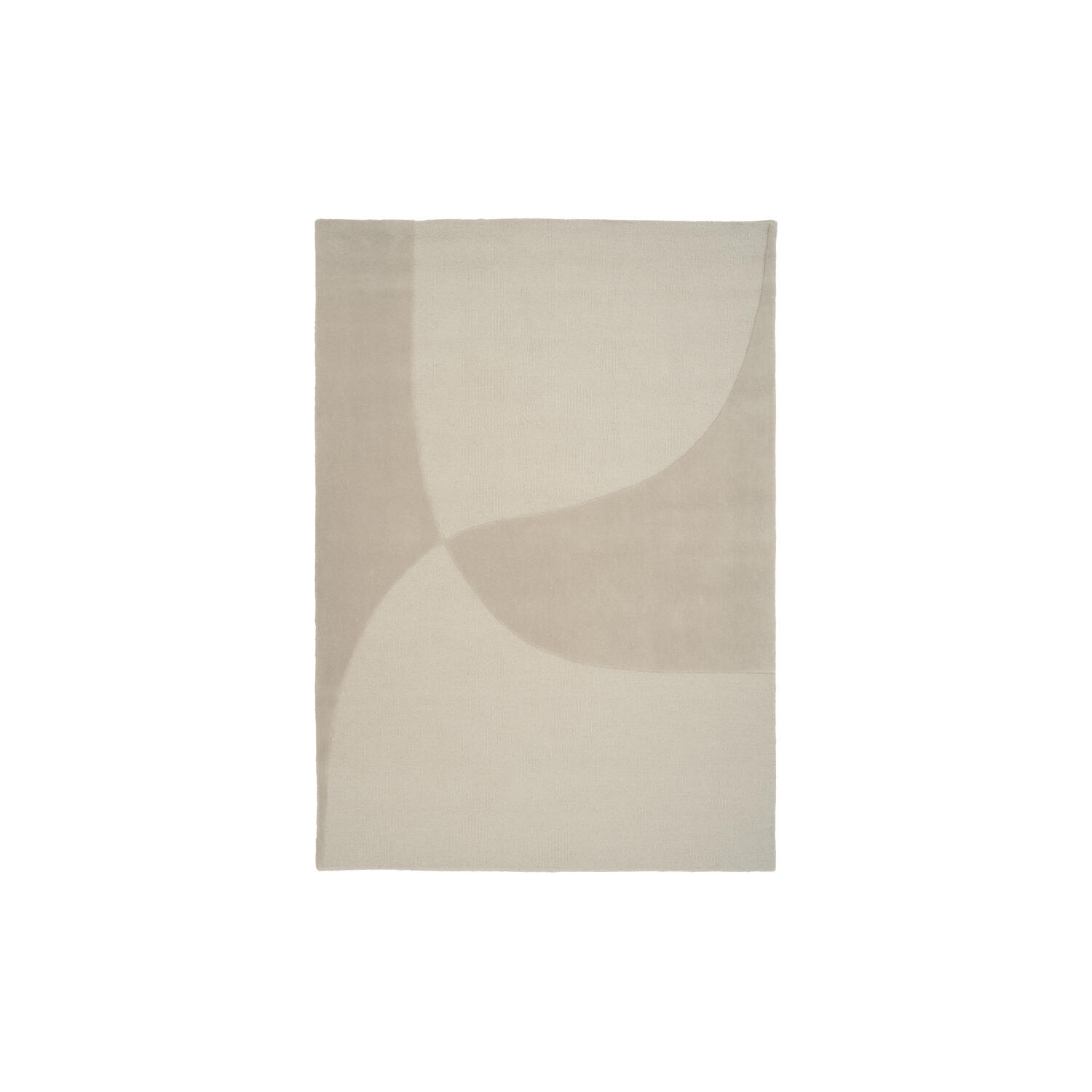 Split Plains gulvt&aelig;ppe, beige