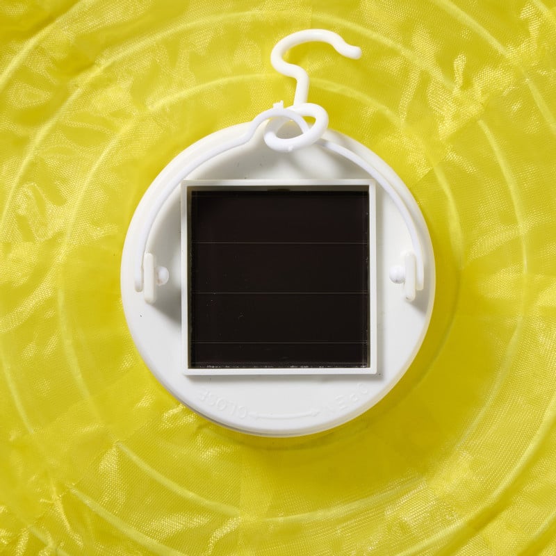 Solar tuinlampion - geel - &Oslash;25 cm