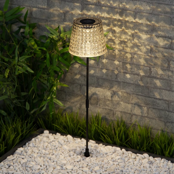 LED-Solarleuchte »Dalera«, H: 57,5 cm, anthrazit, inkl. Dämmerungssensor
