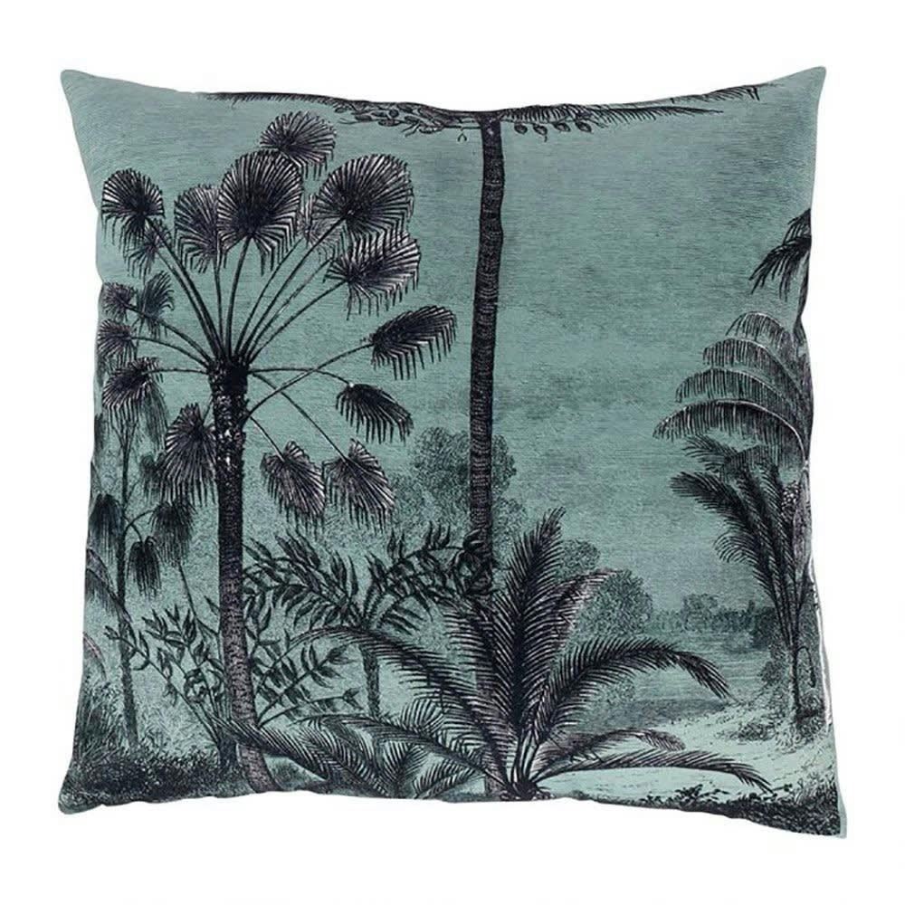 GAUGUIN - Housse de coussin verte 40x40cm