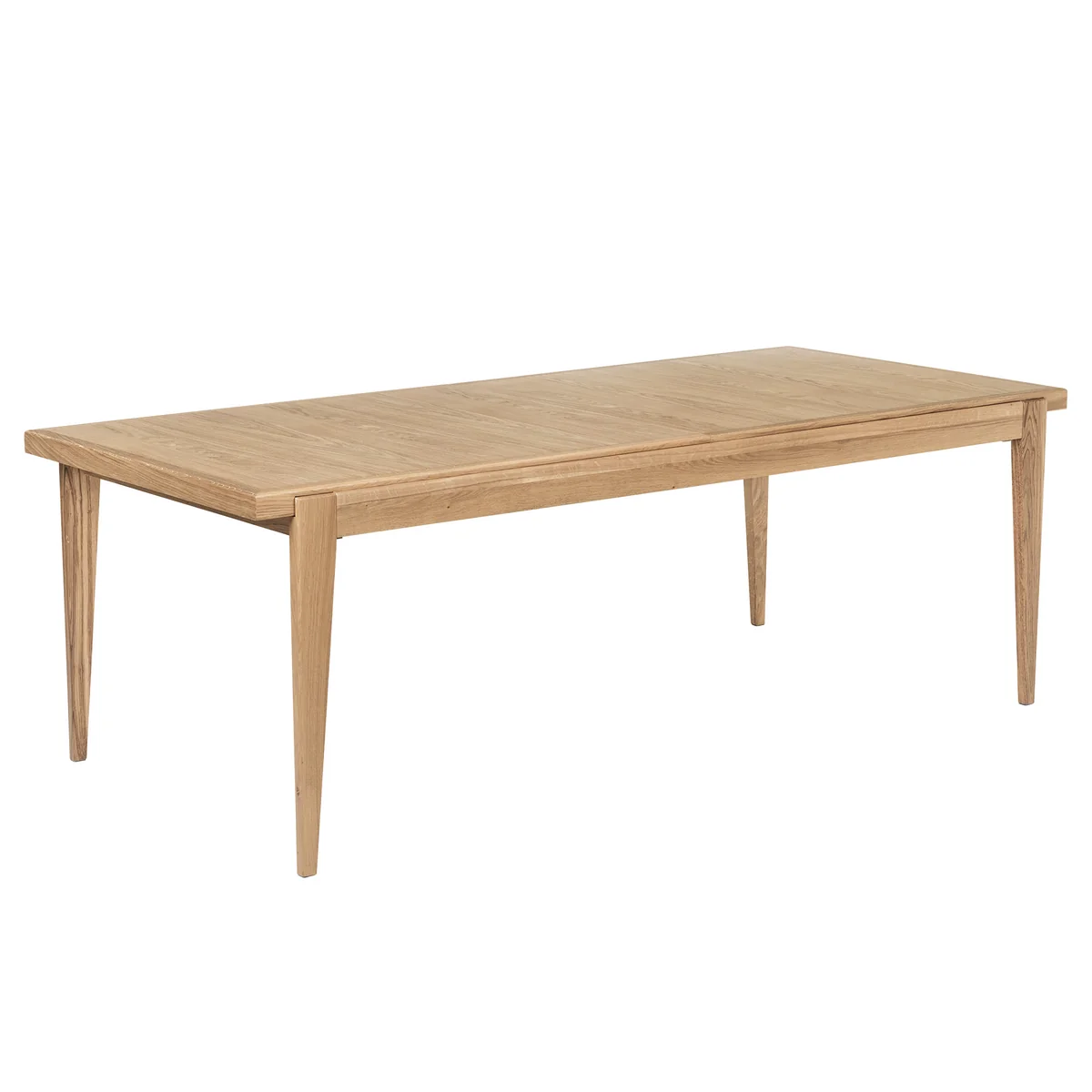 Gubi - S-Table, rechteckig ausziehbar, 95 x 220-320 cm, Eiche matt lackiert