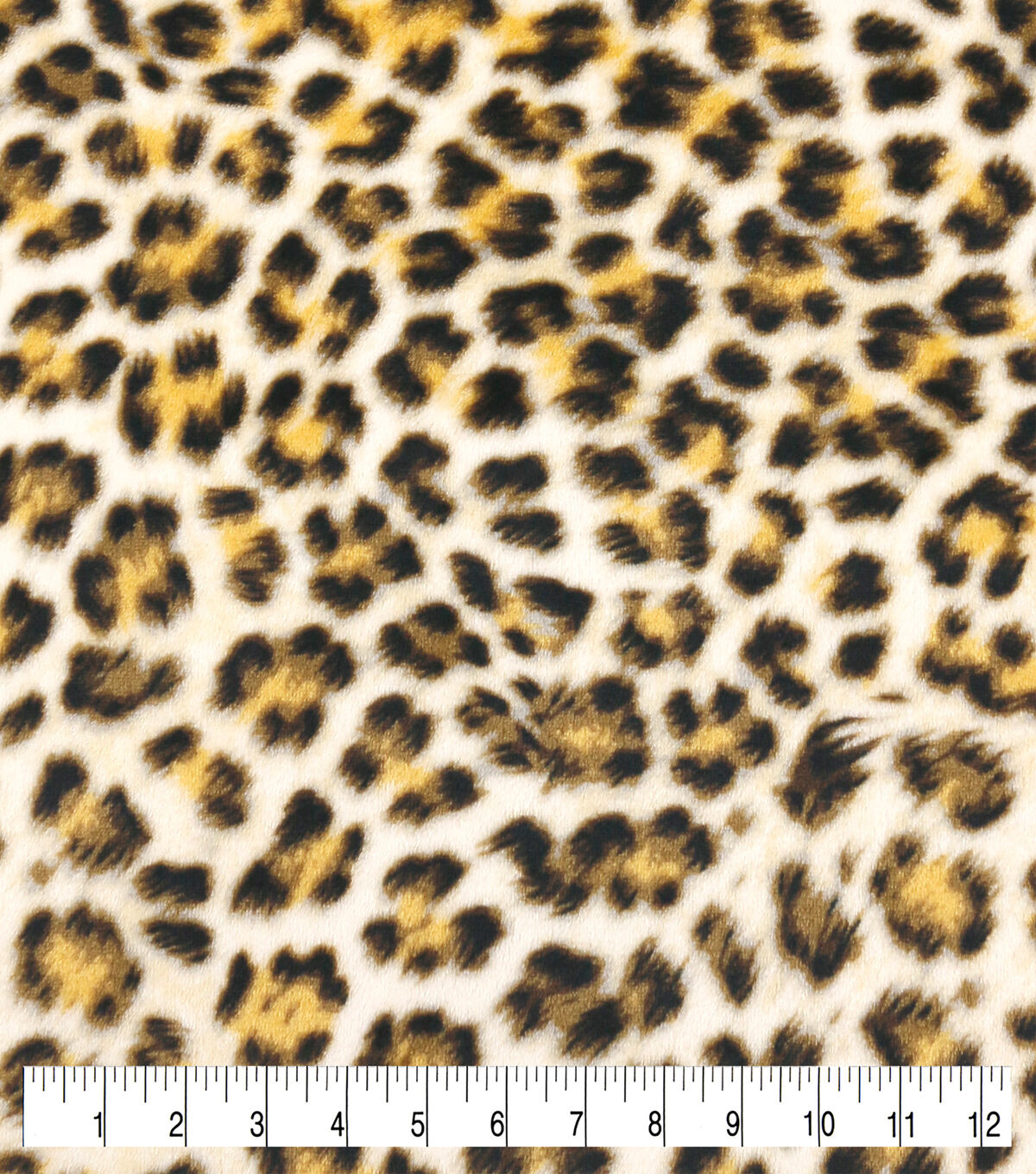 Leopard Print Sew Lush Fleece Fabric