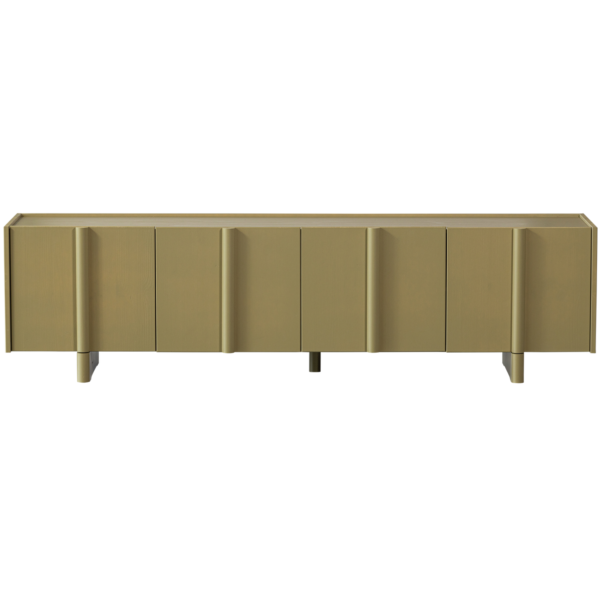 WOOOD tv-meubel Basu - Grenen - Moss - 53x200x46