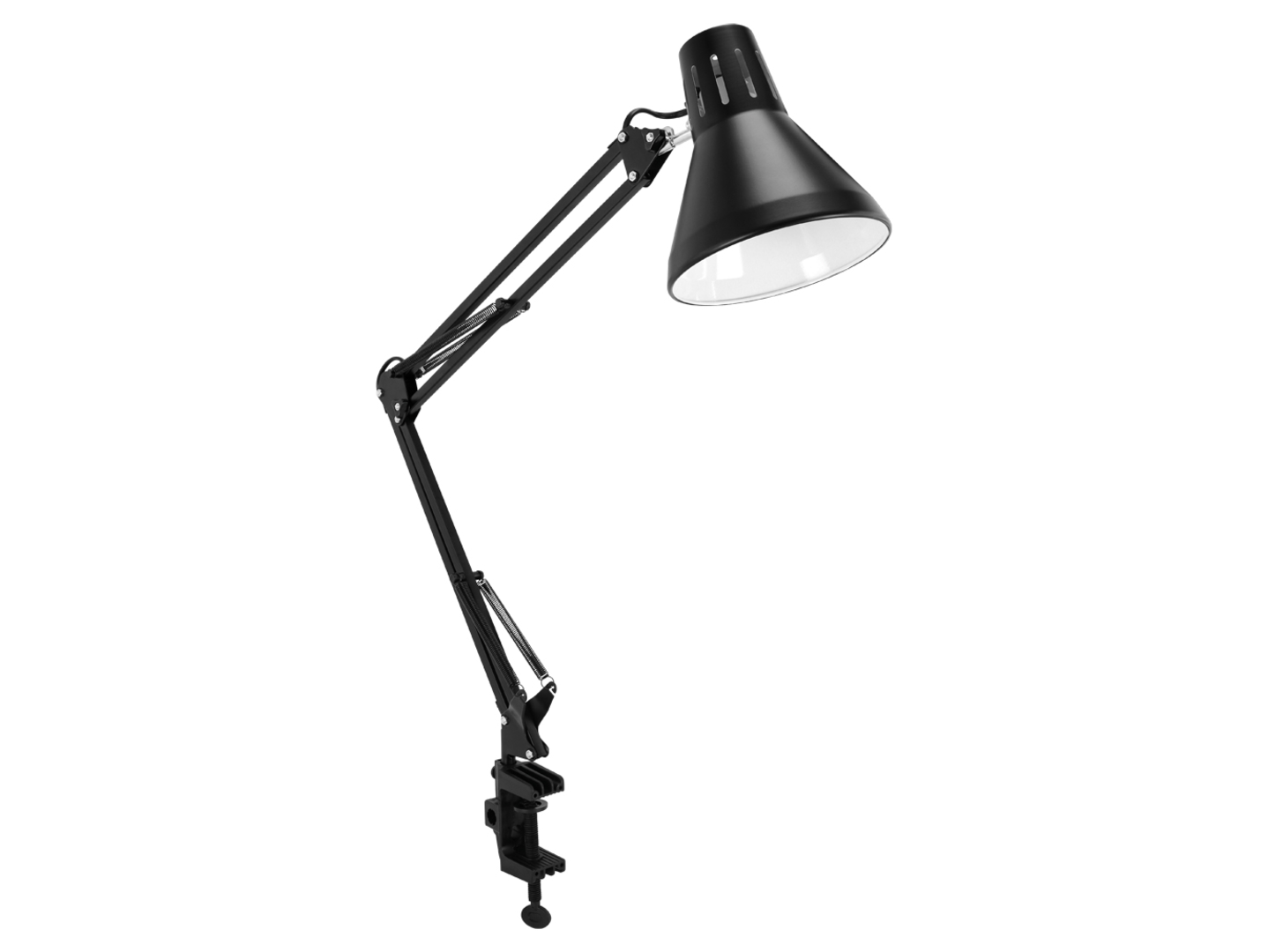 Lampka biurkowa Grafen stalowa czarna