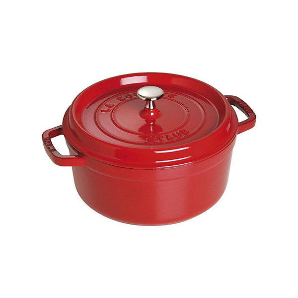 Cocotte ronde en fonte émaillée Zwilling 24 cm cerise 3,8 L