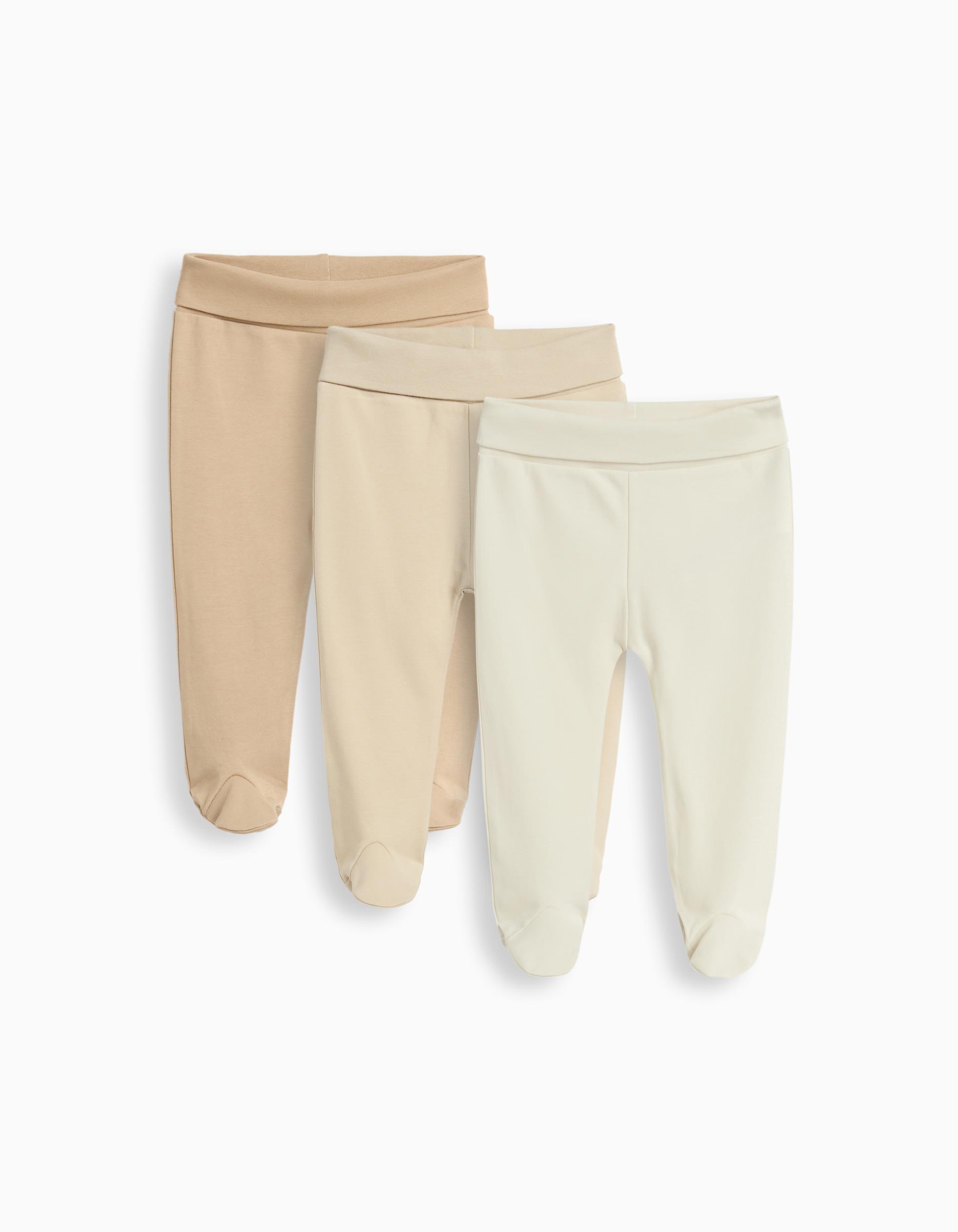 Pack 3 Calças com Pés, Bebé, Multicor