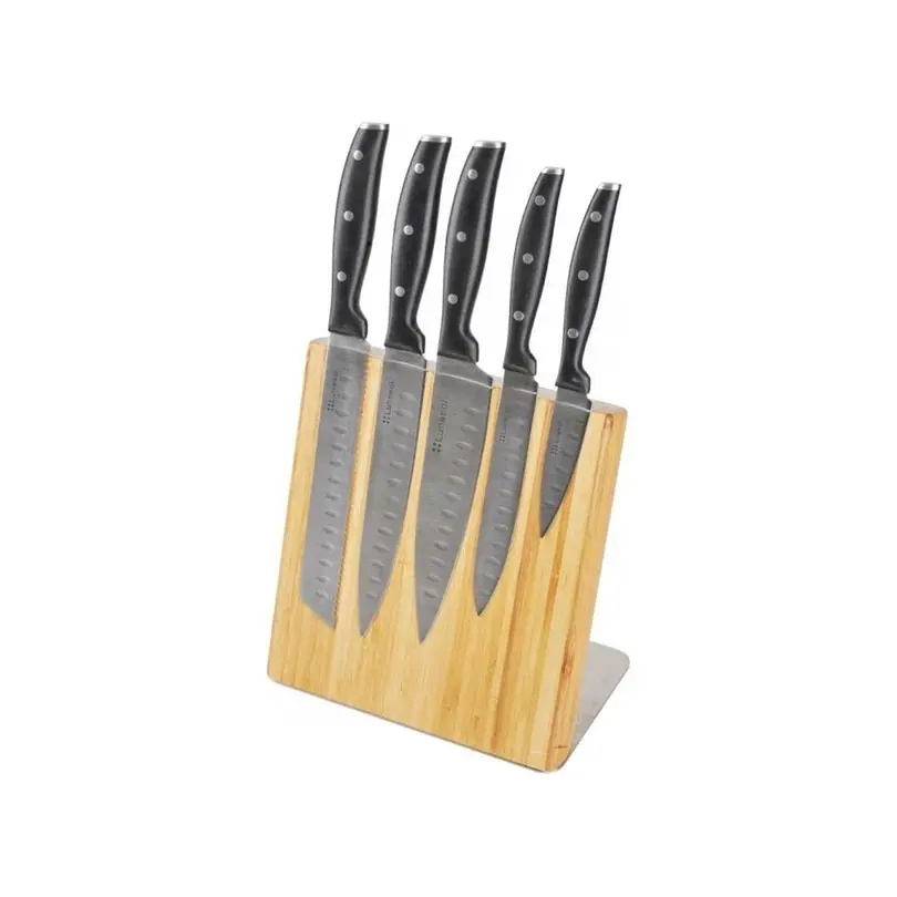 Messerblock 6-teilig Bamboo