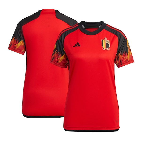 Belgium National Team adidas Women's 2022/23 Home Replica Jersey - Red