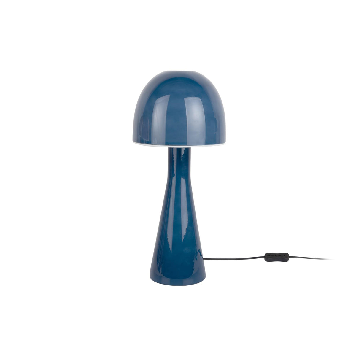 Leitmotiv tafellamp Bombin - blauw - 20x20x45cm - Paddenstoellamp