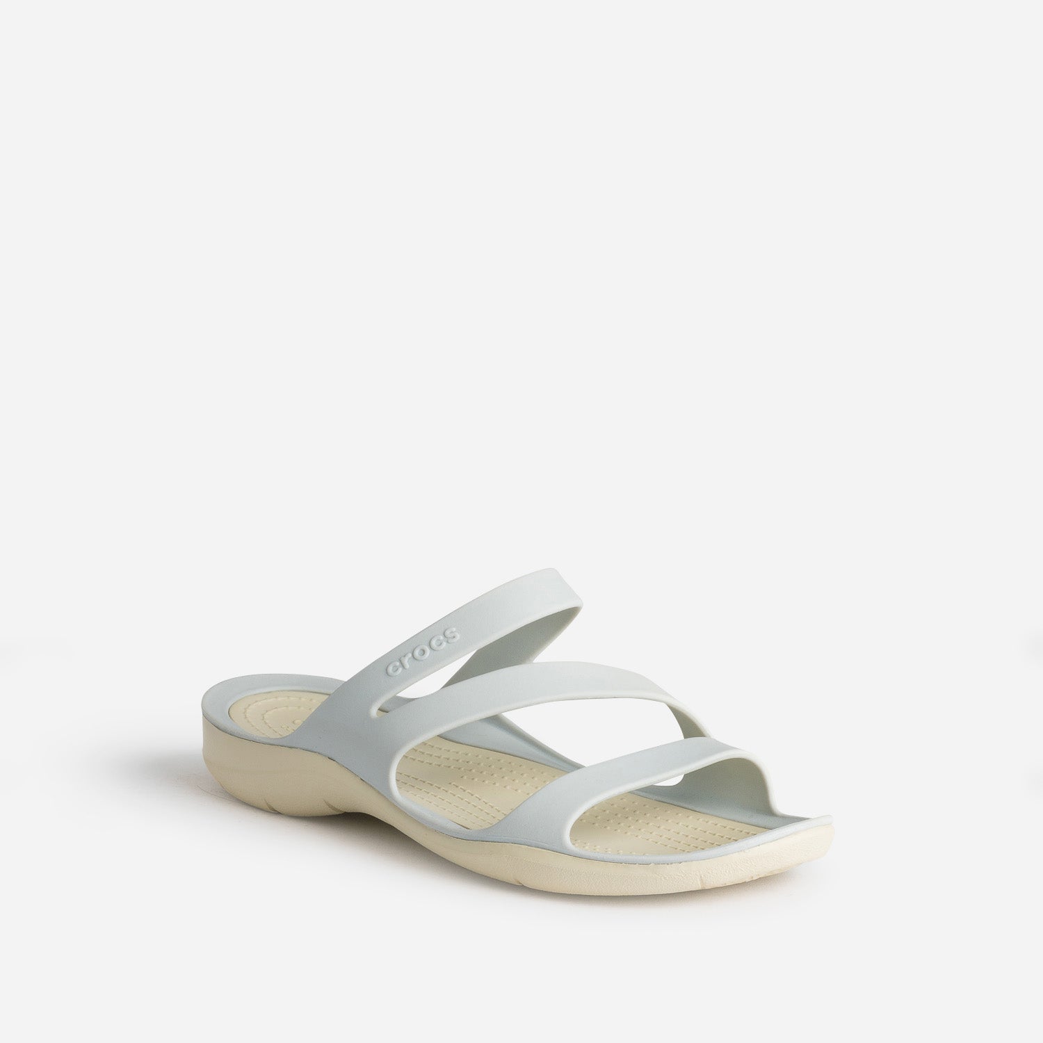 Mule CROCS grise et blanche