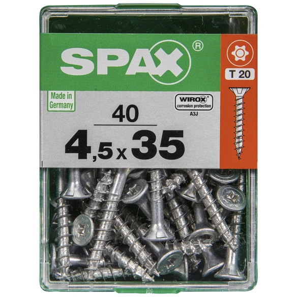 Universalschraube, T-STAR plus, 40 Stk., 4,5 x 35 mm