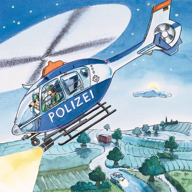 Puzzle 3er-Set Polizeieinsatz