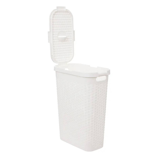 Wysoki kosz na pranie z plastiku, 40 l