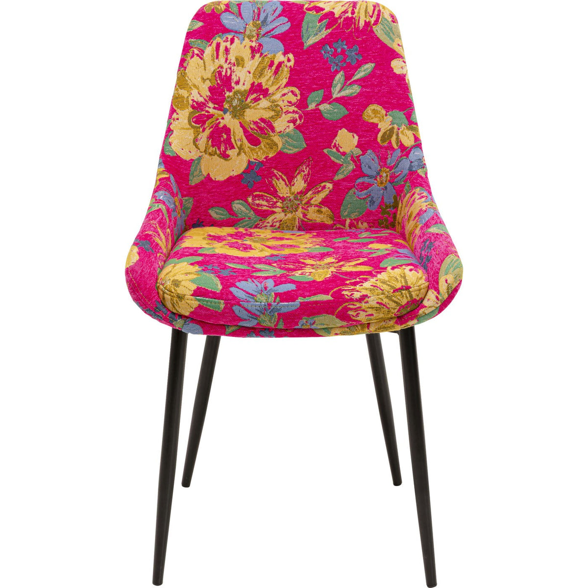 Kare Design Stoel East Side Flower Fever roze