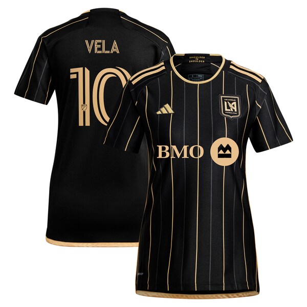Carlos Vela LAFC adidas Women's 2024 Primary Replica Player Jersey - Black