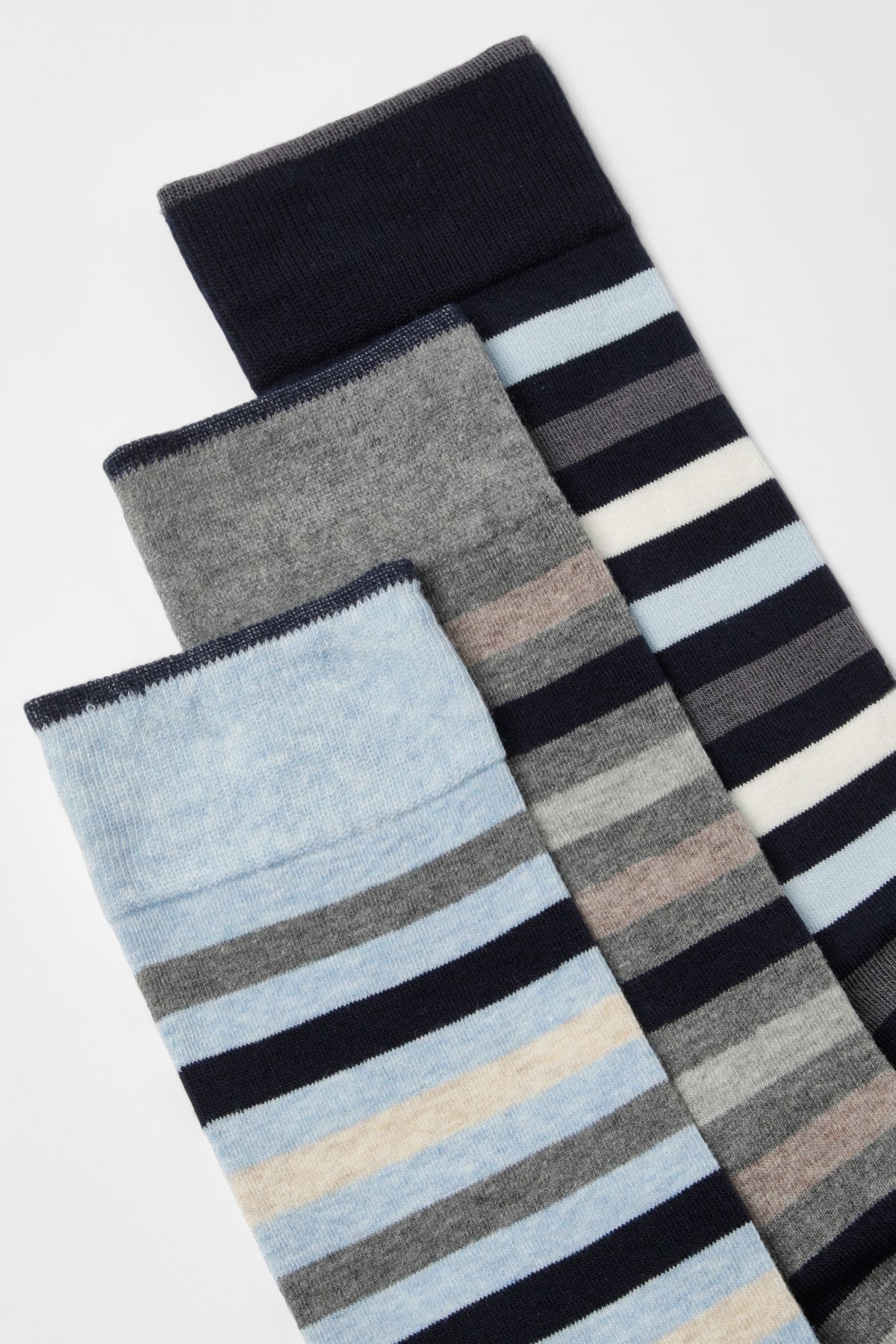 Maine Multi Classic Stripe 3 Pack Sock Set