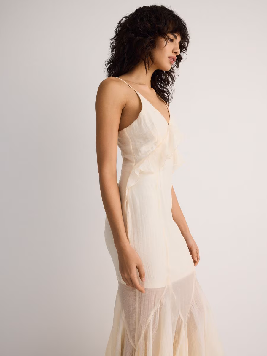 Maxi Dress With Frills
