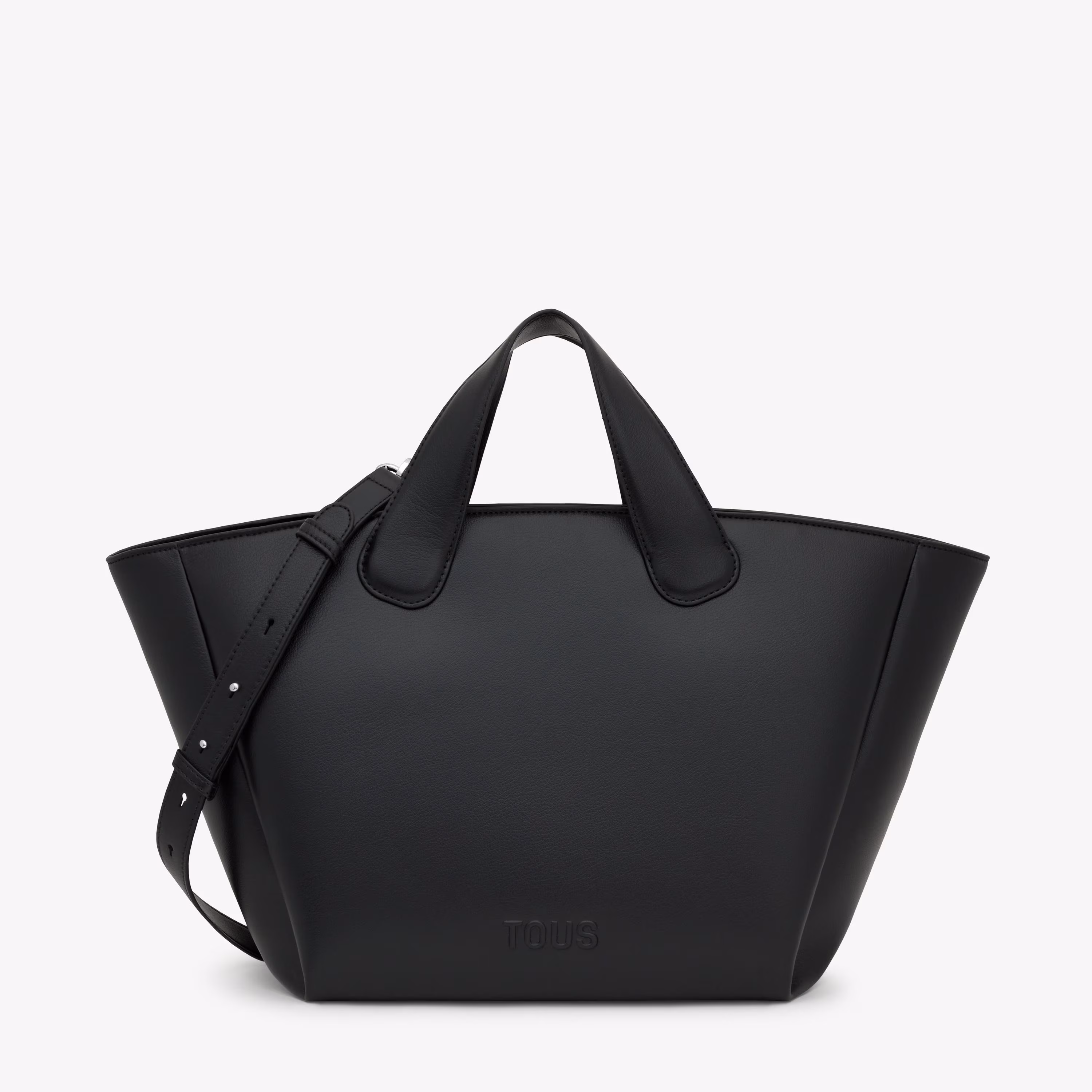 Capazo grande negro TOUS Bloom