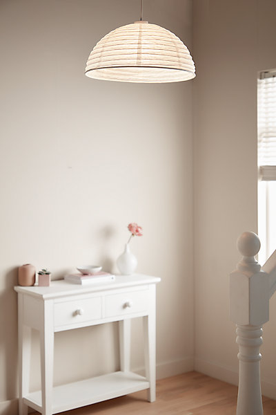 Abat-jour papier Anbus Ø38cm GoodHome Blanc