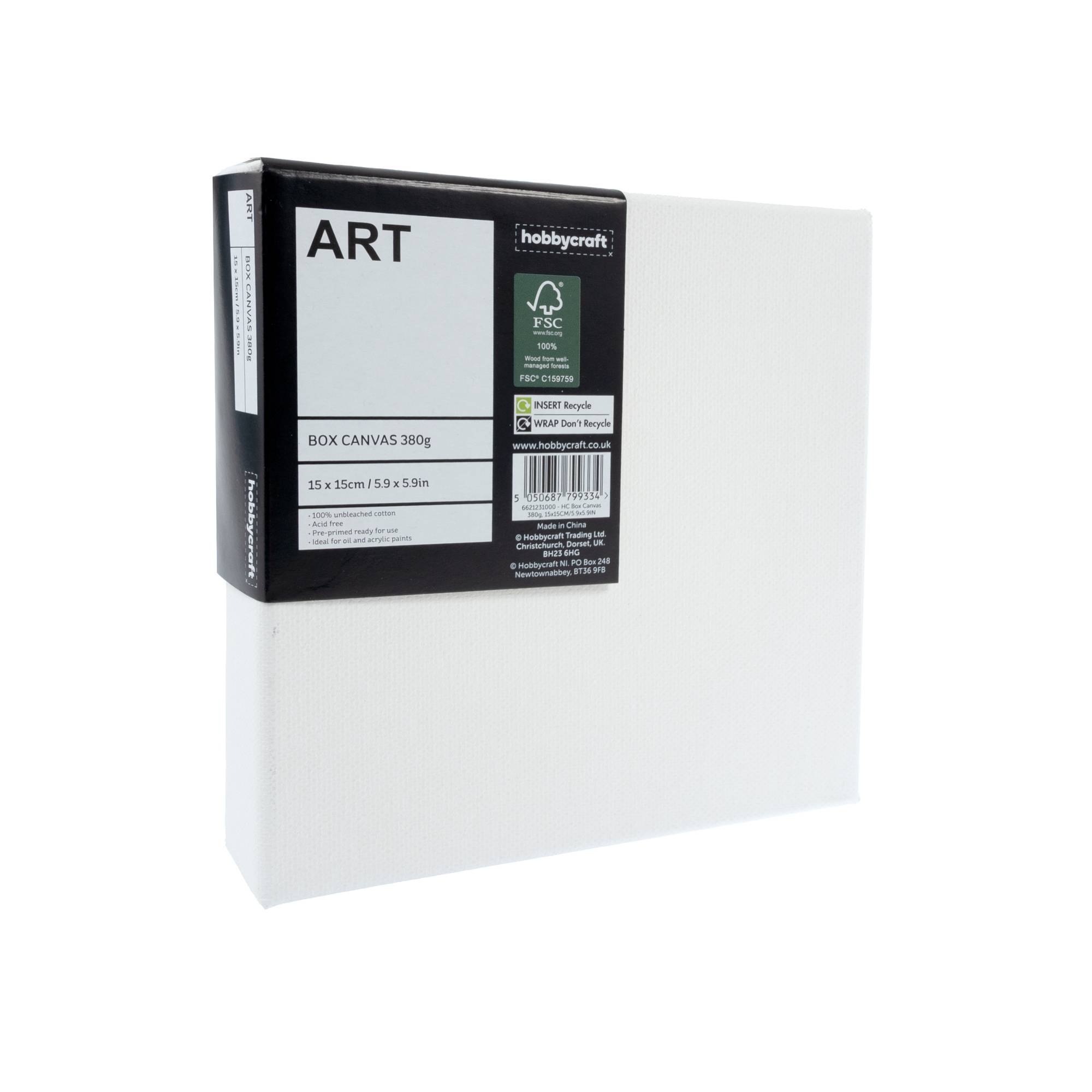 Box Canvas 15cm x 15cm