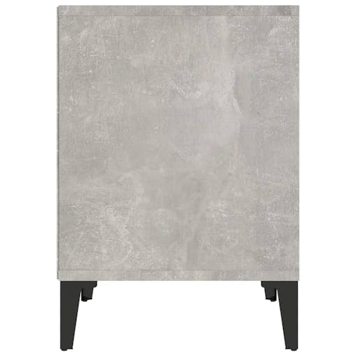 NNEVL Bedside Cabinet Concrete Grey 40x35x50 cm
