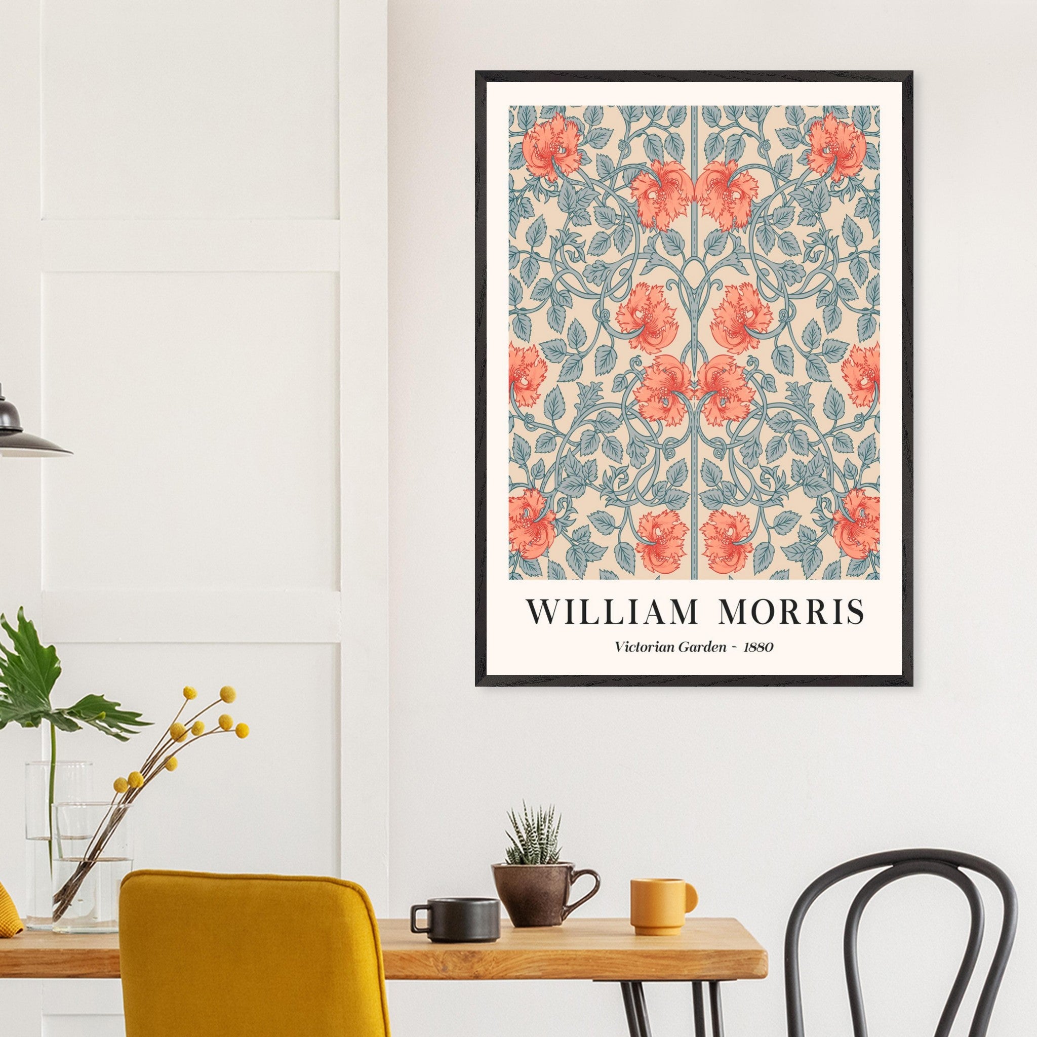 Artfulprints Poster William Morris - Victorian garden 1880  - 70x100 cm - Meerkleurig