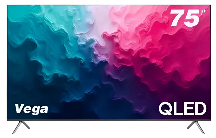 G-Guard TV 75Inch QLED, Smart Google Licensed TV, 3HDMI & 2USB, Chromcast