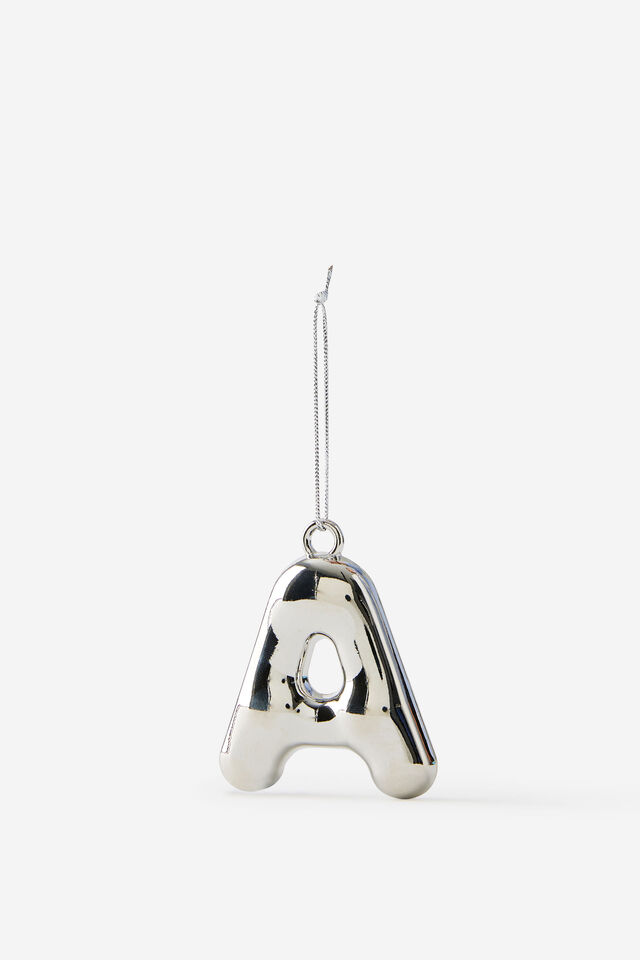Alphabet Christmas Ornament