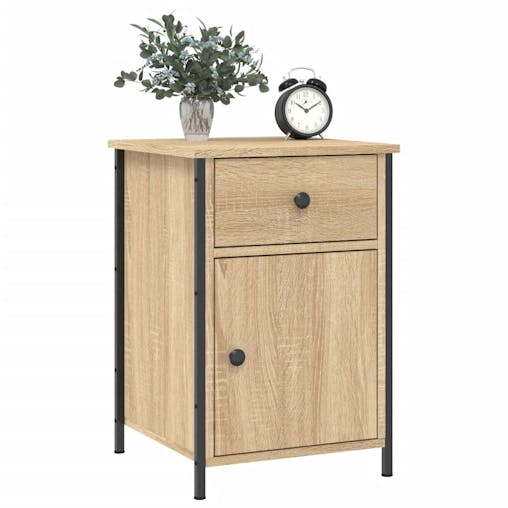 NNEVL Bedside Cabinets 2 pcs Sonoma Oak 40x42x60 cm Engineered Wood