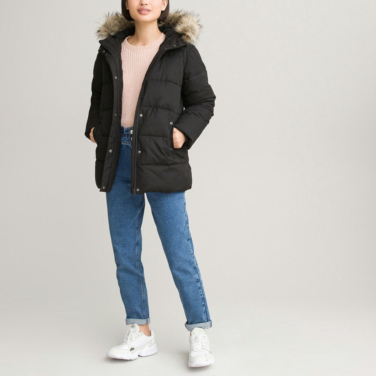 Doudoune capuche fixe hiver