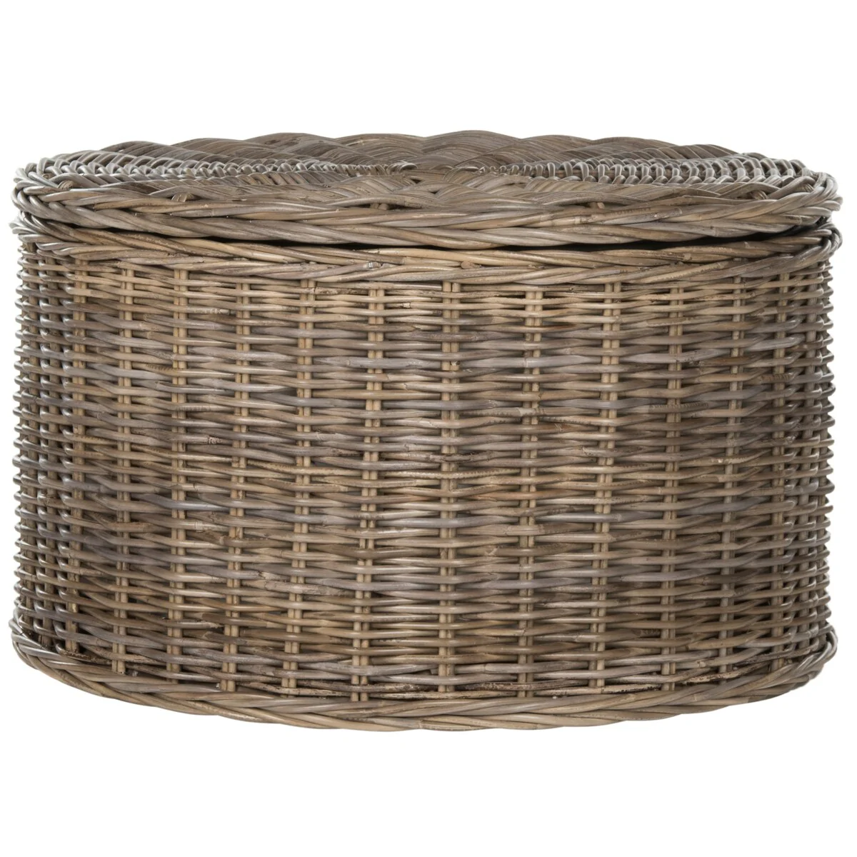 SAFAVIEH Shafika Wicker Storage Coffee Table - 28.5 x 28.5 x 17 - 29Wx29Dx17H