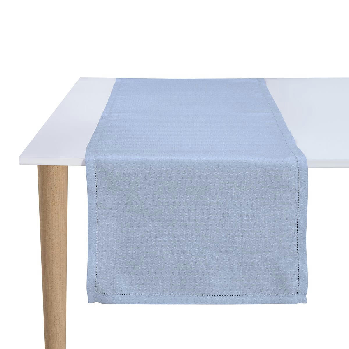 PORTOFINO GÉO - Chemin de table en lin mare 50 x 150