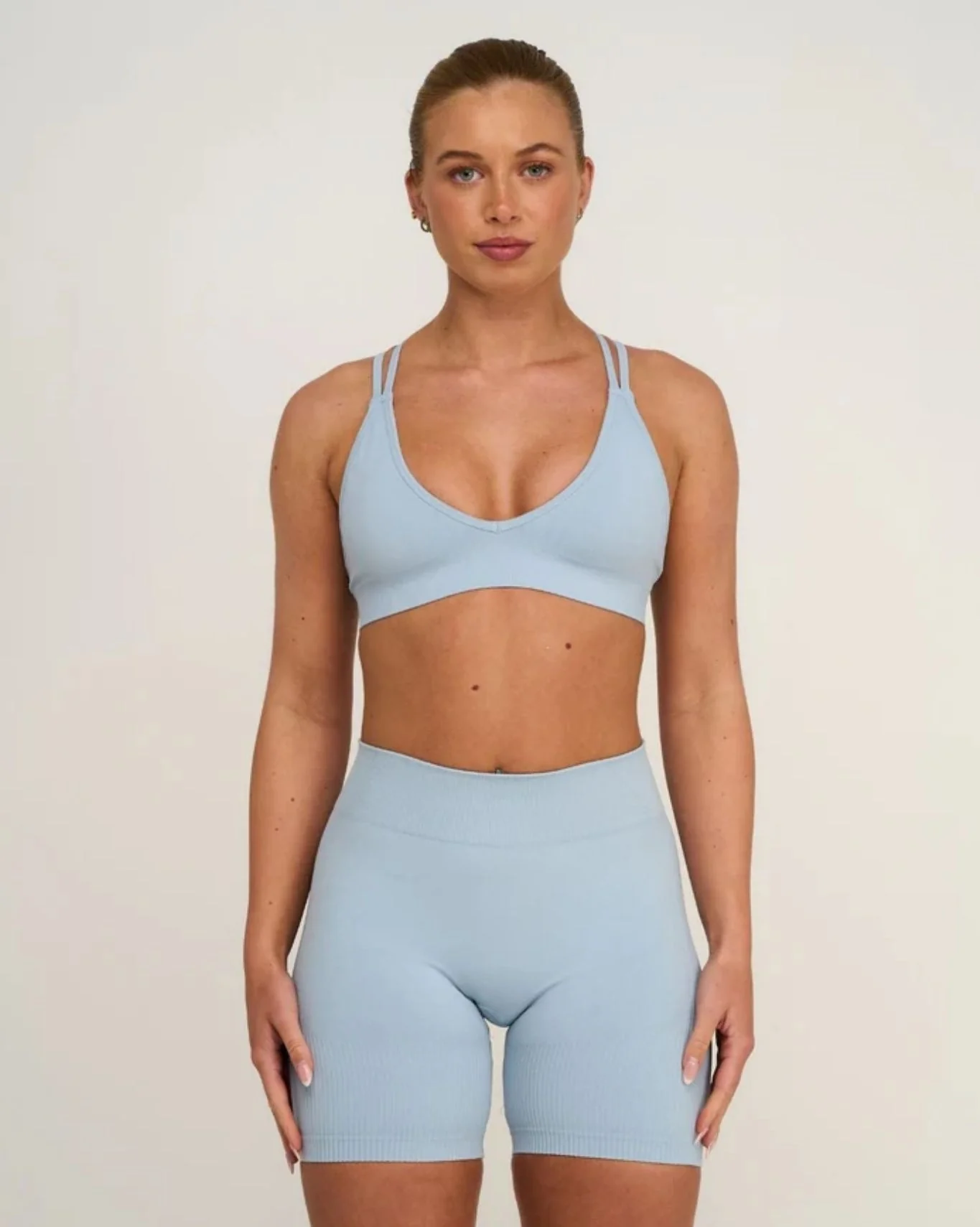Elevate™ Sculpting Seamless High Apex Bra | Blue Haze