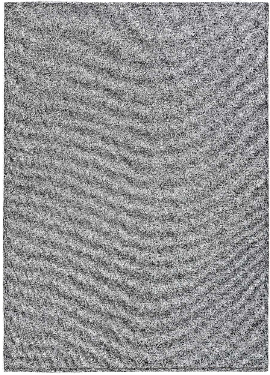 SAFFI - Tapis lavable au design neutre en gris, 140X200 cm
